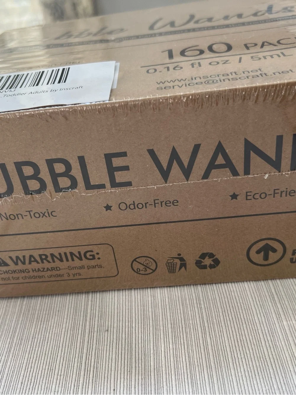 Brown Bubble Wands 160-Pack